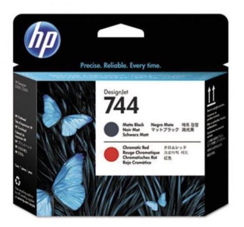 HP744 F9J88A
매트검정+크로마틱레드 정품헤드