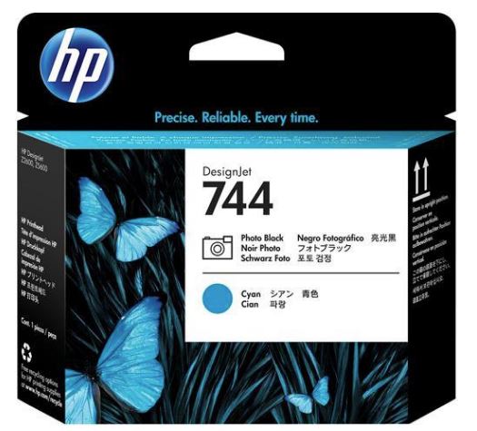 HP744 F9J86A
포토검정+파랑 정품헤드