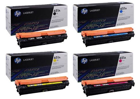 HP CE340A 검정
HP CE341A 파랑
HP CE342A 노랑
HP CE343A 빨강