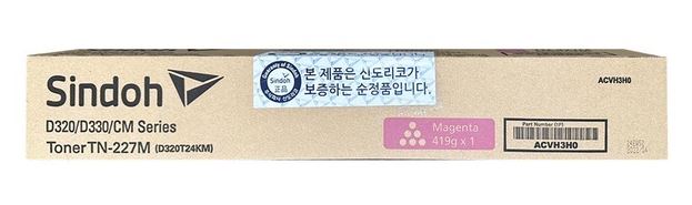 신도리코 D320T24KM
TN-227M 빨강 정품토너
비매품도장제품 50%차감
순정품스티커 미부착 50%차감