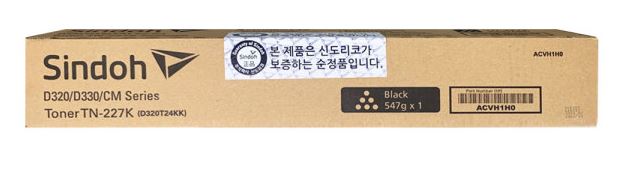 신도리코 D320T24KK
TN-227K 검정 정품토너
비매품도장제품 50%차감
순정품스티커 미부착 50%차감