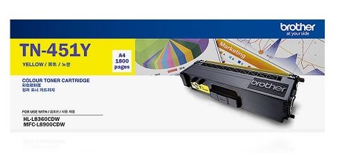 브라더 TN-451Y 노랑 정품토너
