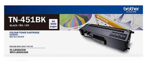 브라더 TN-451BK 검정 정품토너