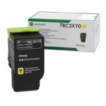 렉스마크 78C3XY0
노랑 정품토너
