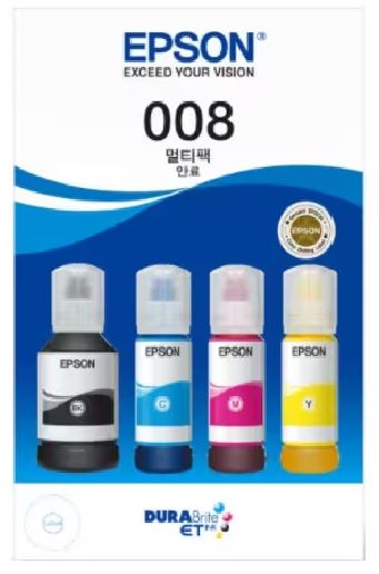 엡손 008 T06G670
4색묶음 정품잉크