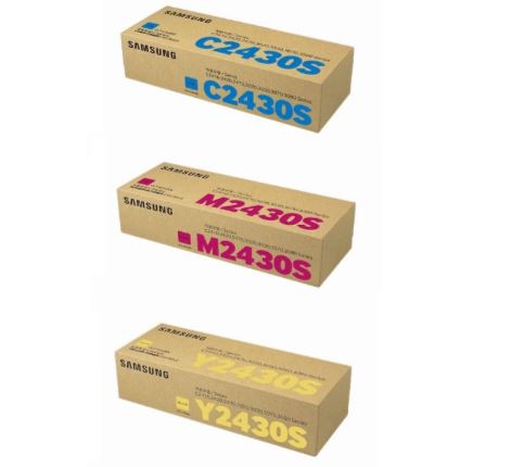삼성 CLT-C2430S 파랑 정품토너
삼성 CLT-M2430S 빨강 정품토너
삼성 CLT-Y2430S 노랑 정품토너
B2B제품 10%차감