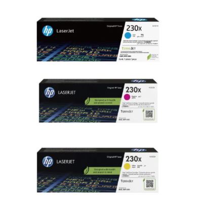 HP W2301X 230X 파랑 정품토너
HP W2302X 230X 노랑 정품토너
HP W2303X 230X 빨강 정품토너