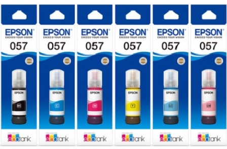 엡손 (T057)
T09D100 검정
T09D200 파랑
T09D300 빨강
T09D400 노랑
T09D500 밝은파랑
T09D600 밝은빨강