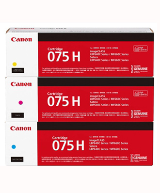 캐논 CRG-075H C 파랑 정품토너
캐논 CRG-075H M 빨강 정품토너
캐논 CRG-075H Y 노랑 정품토너